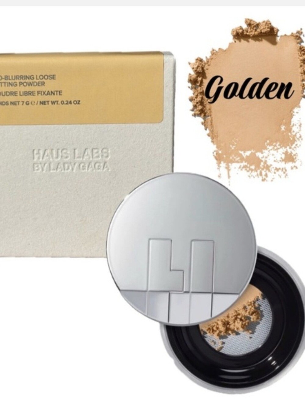 Haus Labs By Lady Gaga Bio-Blurring Loose Setting Powder - Golden